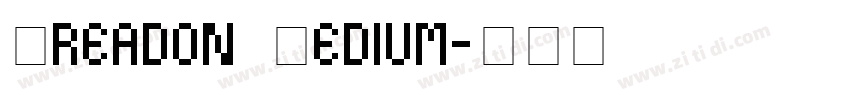 Kreadon Medium字体转换